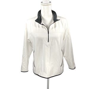 Wilson White Hyper Tek System Long Sleeve 1/4 Zip Pullover Women’s Size Small